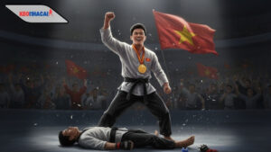 pencak-silat-vo-si-nguyen-tan-sang-ha-knock-out-doi-thu-thai-lan-bao-ve-thanh-cong-huy-chuong-vang